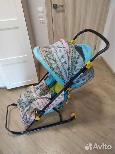 Детские санки коляска