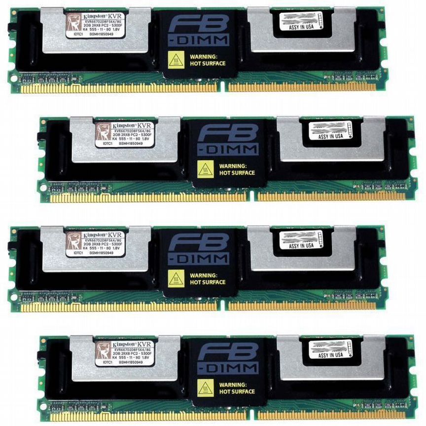[KVR667D2D8F5K4/8G] Оперативная Память Kingston Ddr1 Kvr667d2d8f5k4/8g