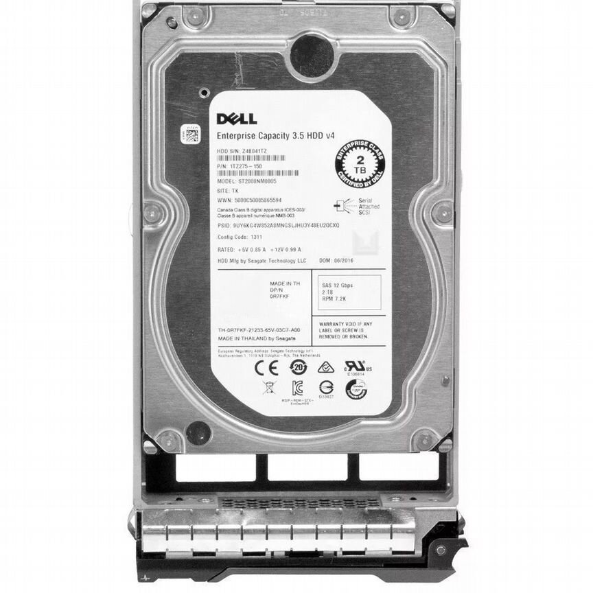 [R7FKF] Жесткий Диск Dell 2tb Sas 3,5" Hdd R7fkf
