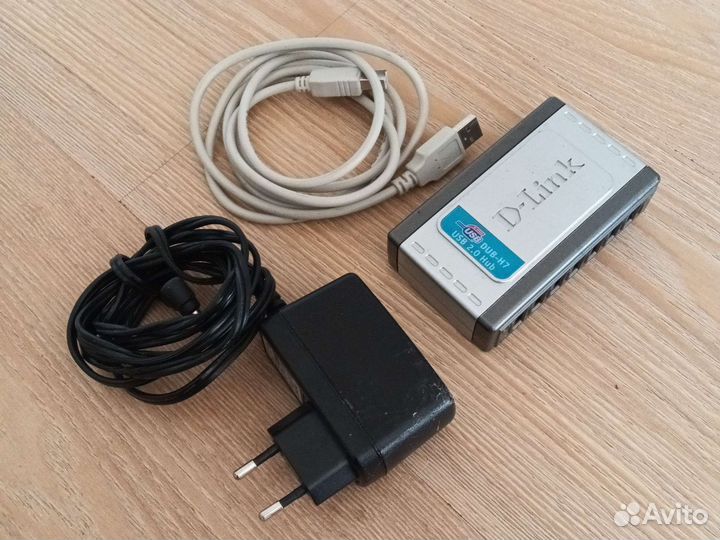 USB хаб с питанием D-Link DUB H7