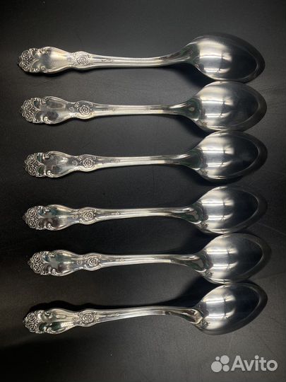 Ложки «Серебряная Роза» Кольчугино СССР