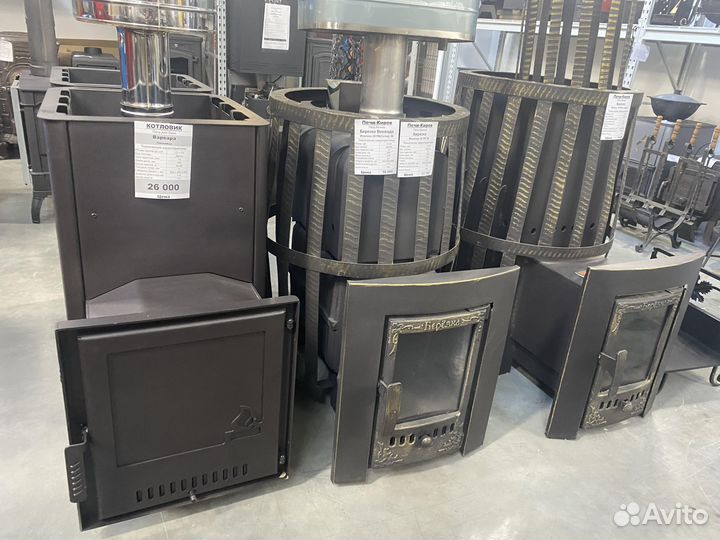 Печи для бани на дровах