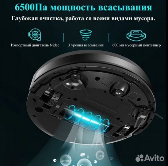 Робот пылесос abir X8