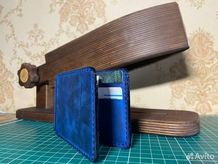 Зажим для денег. Ручная работа. Натуральная кожа