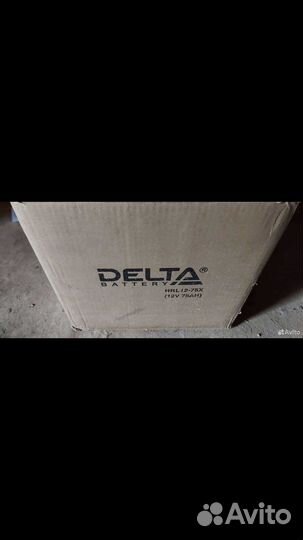 Акб delta agm 12 75