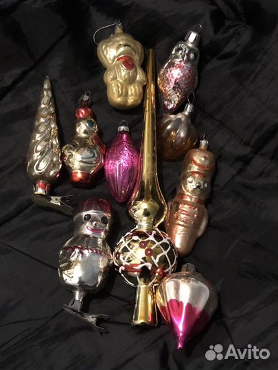 Елочные игрушки СССР