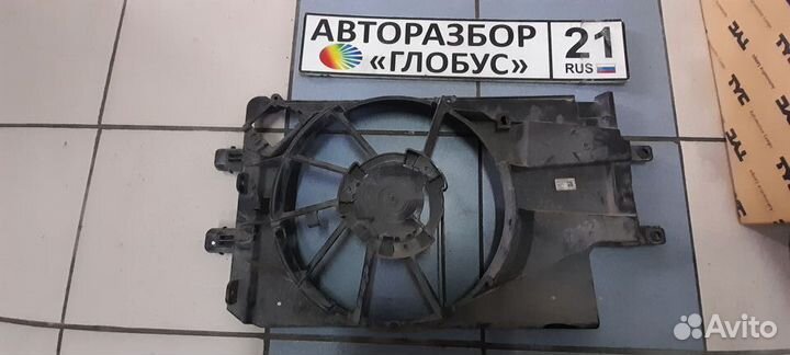 Диффузор радиатора охлаждения Ваз Калина 2