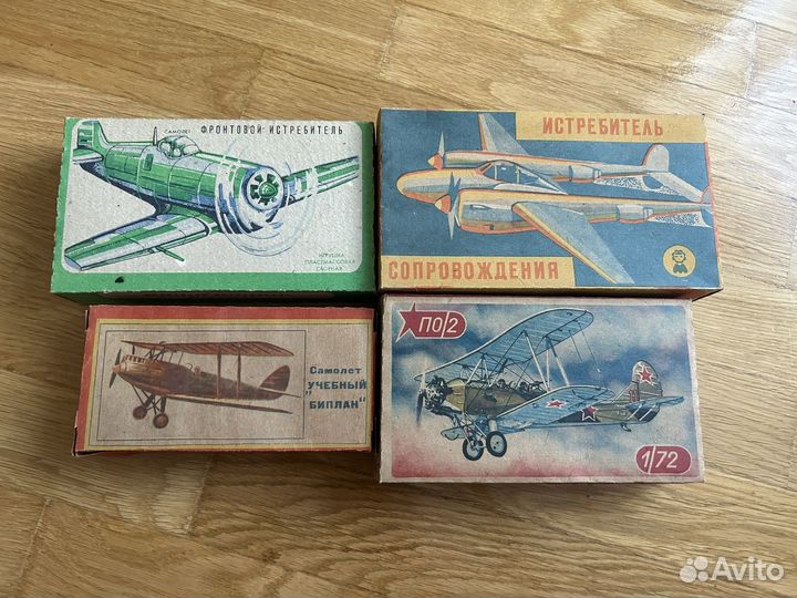 Сборная модель самолета раритет СССР звезда
