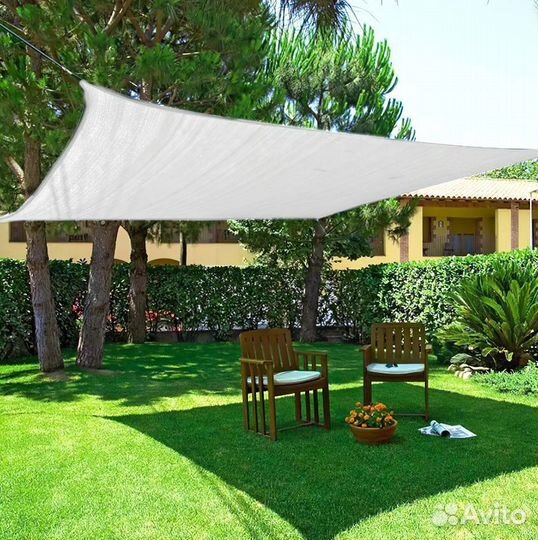 Сетка для затенения 55 6м*50п.м белая