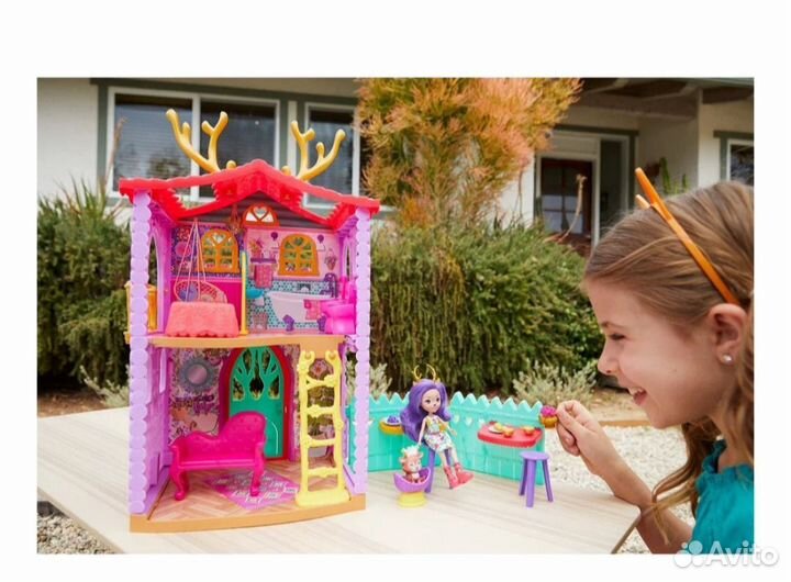 Куклы Enchantimals набор игровой домик Данессы