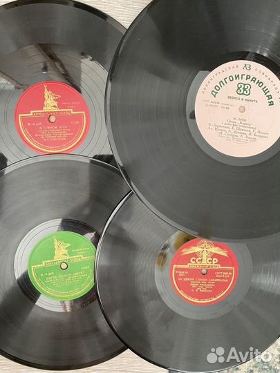 Пластинки винил СССР