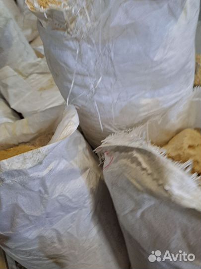 Опилки мелкие в мешках