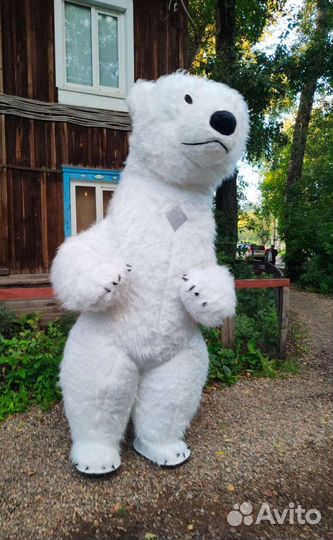 Ростова кукла белый медведь