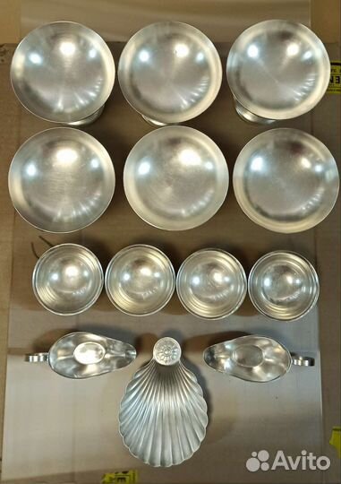 Креманки, соусники, икорница СССР, Кольчугино