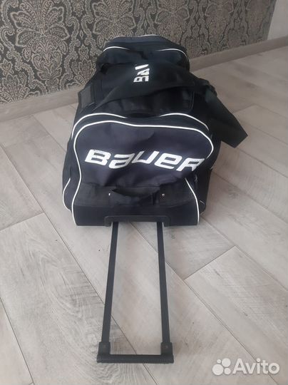 Хоккейный баул на колесах детский