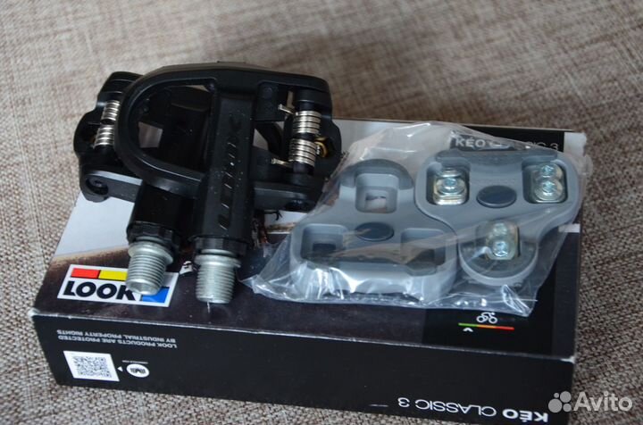 Педали Look keo Classic 3 + шипы (Новые)
