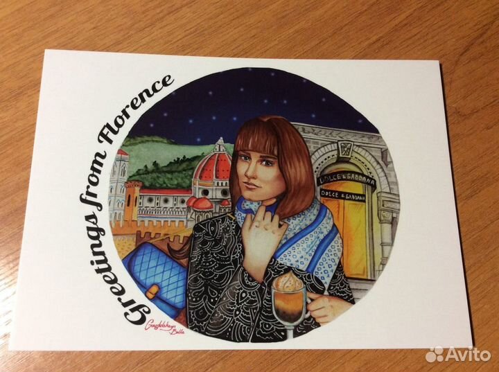 Набор редких почтовых открыток Флоренция