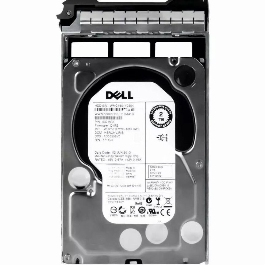 [WD2001FYYG] Жесткий Диск Dell 37mgt 2tb 7200 Sas 3,5" Hdd Wd2001fyyg