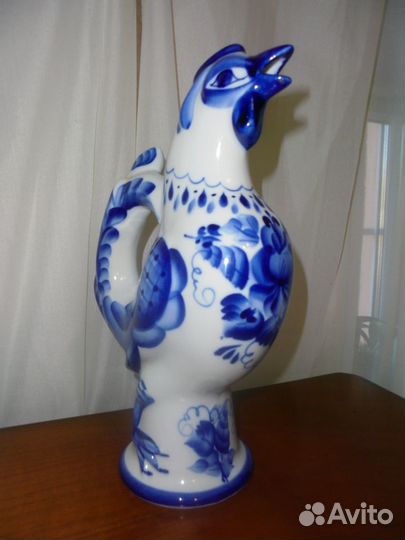 Гжель Кувшин с ручкой 