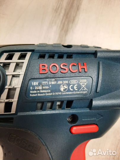 Аккумуляторный ударный гайковерт Bosch GDR 18 V