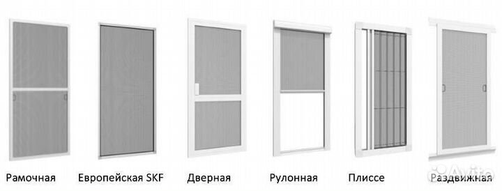 Москитные сетки на окна