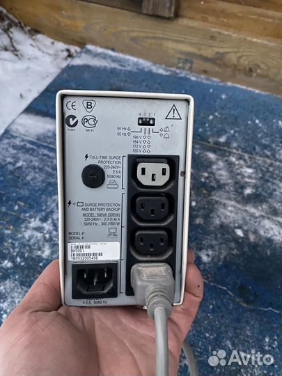 Стабилизатор напряжения back ups 500