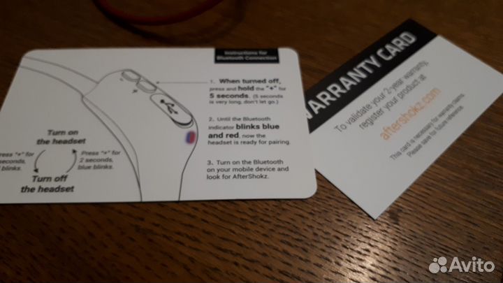 Беспроводные костные наушники Air Canyon Red AS650