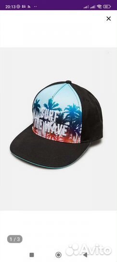 Бейсболка акула детская 5-6 лет