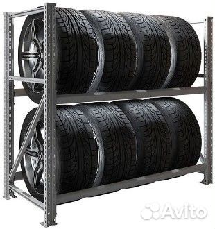 Стеллаж для шин, колес в гараж