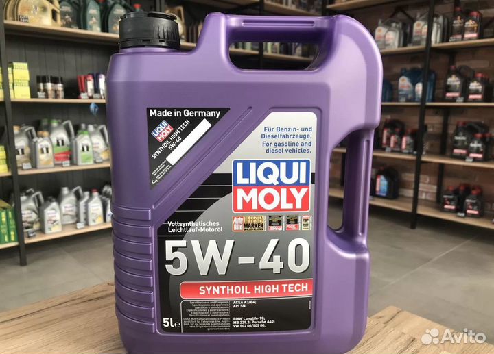 Масло Liqui Moly Synthoil High Tech 5W-40 4 л