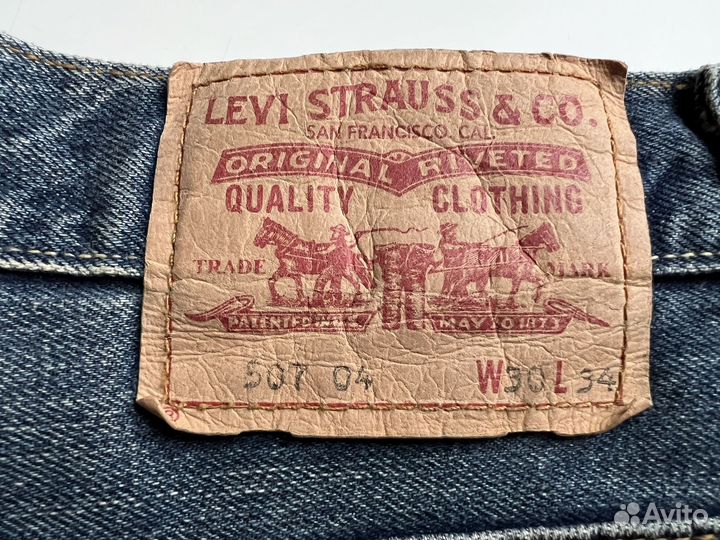 Джинсы Levis 507 W30/L34 новые из прошлого