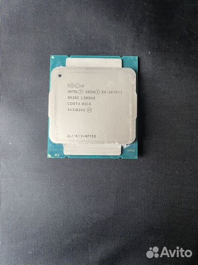 Комплектующие CPU Xeon 2678 + мать + озу 16 GB