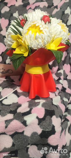 Светильник ручной работы, работает от сети