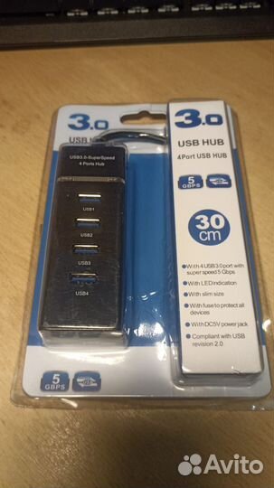 USB-разветвитель (Хаб) H304 4USB Ports 3.0