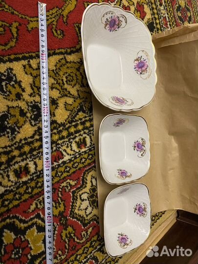 Набор салатников фарфор