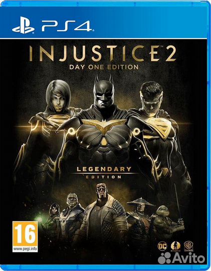 Injustice 2. Legendary Edition PS4, русские субтитры