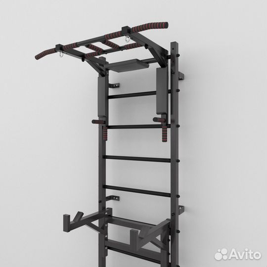 Шведская стенка Мультихват +, Черная