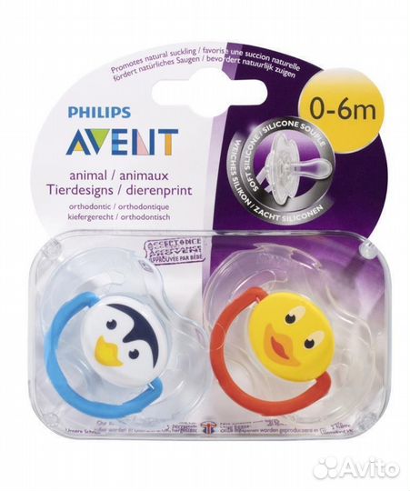 Avent пустышки, держатели для пустышек