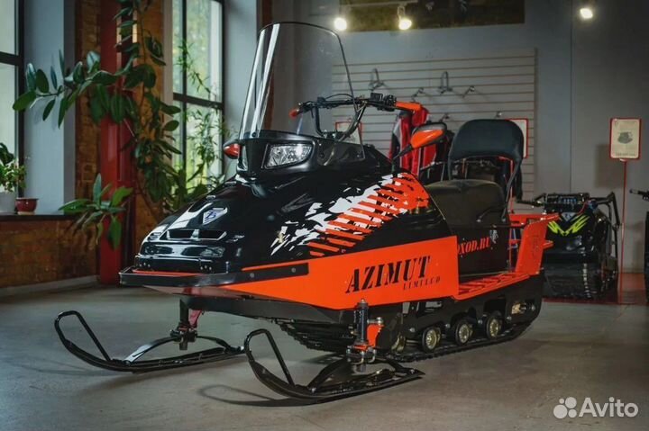 Миниснегоход Бурлак Азимут Limited 24 лс склиз