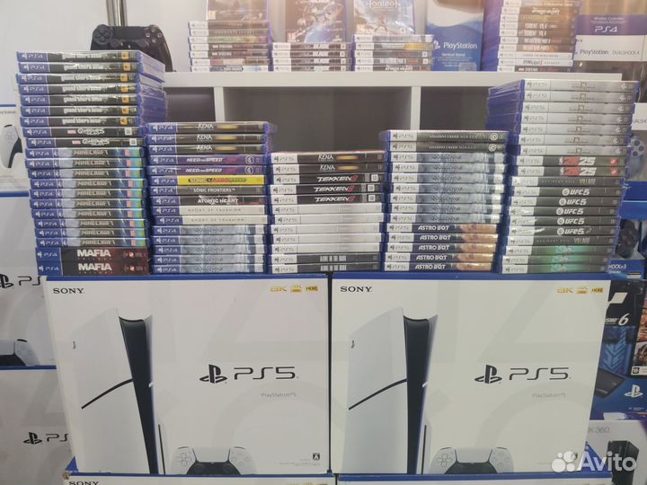 Пс 5 слим 1 тв новая 1 год гарантии