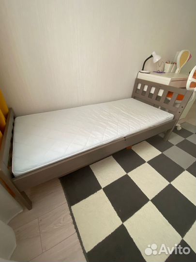 Детская кровать IKEA 160х70 + матрас