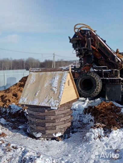 Копка колодца Козельск, Септик из колец за 1 день