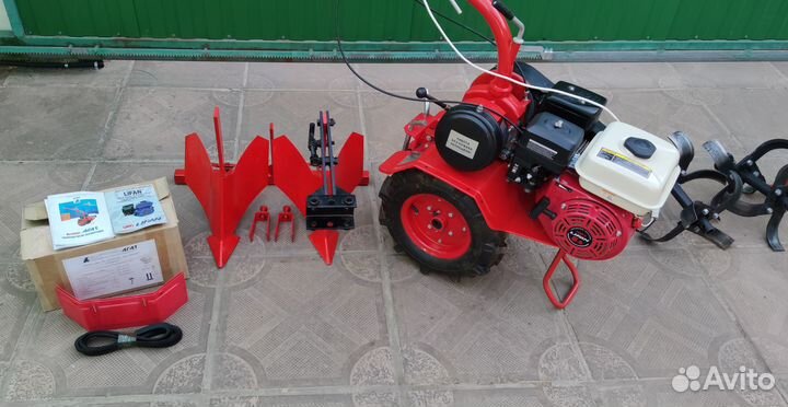 Мотоблок агат 6,5 л (Lifan) с двухрядным окучником