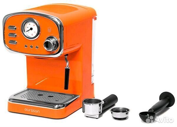 Кофеварка рожковая Oursson EM1505/OR, Оранжевый