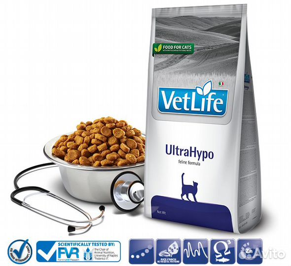 Корм для кошек Farmina Vet Life UltraHypo 2кг