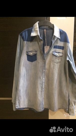Джинсовая рубашка
