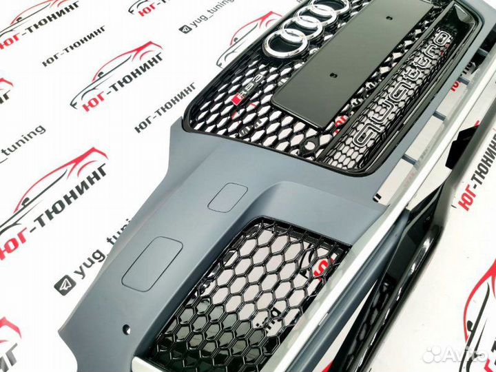 Бампер на Audi A3 8V рест. 16-20гг. в стиле RS3