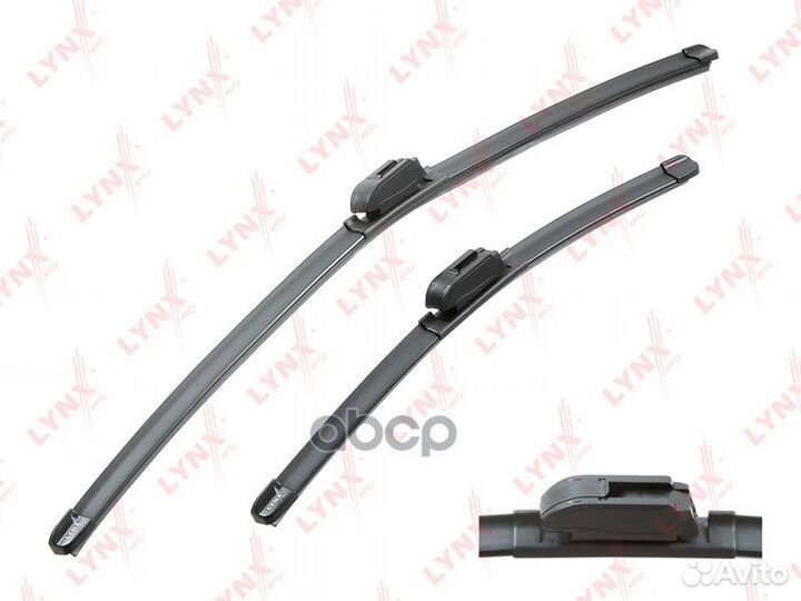 Комплект бескаркасных щеток стеклоочистителя 65