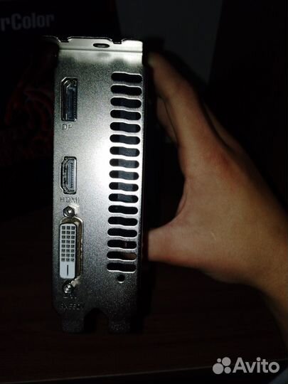 Видеокарта rx 550 4gb Red Dragon