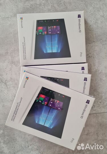 Windows 10 PRO (RU) 32/64 bit, коробочная версия